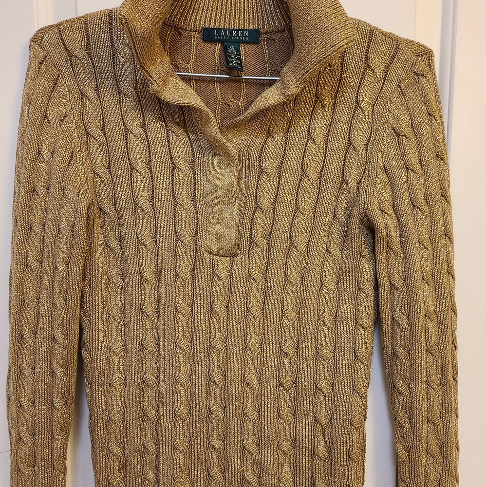 Gold/Tan Ralph Lauren sweater
